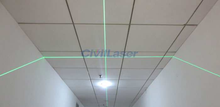 532nm 10mw Verde Adjustable Width  Laser Positioning Lamp Módulo láser Line Cross 2IN1
